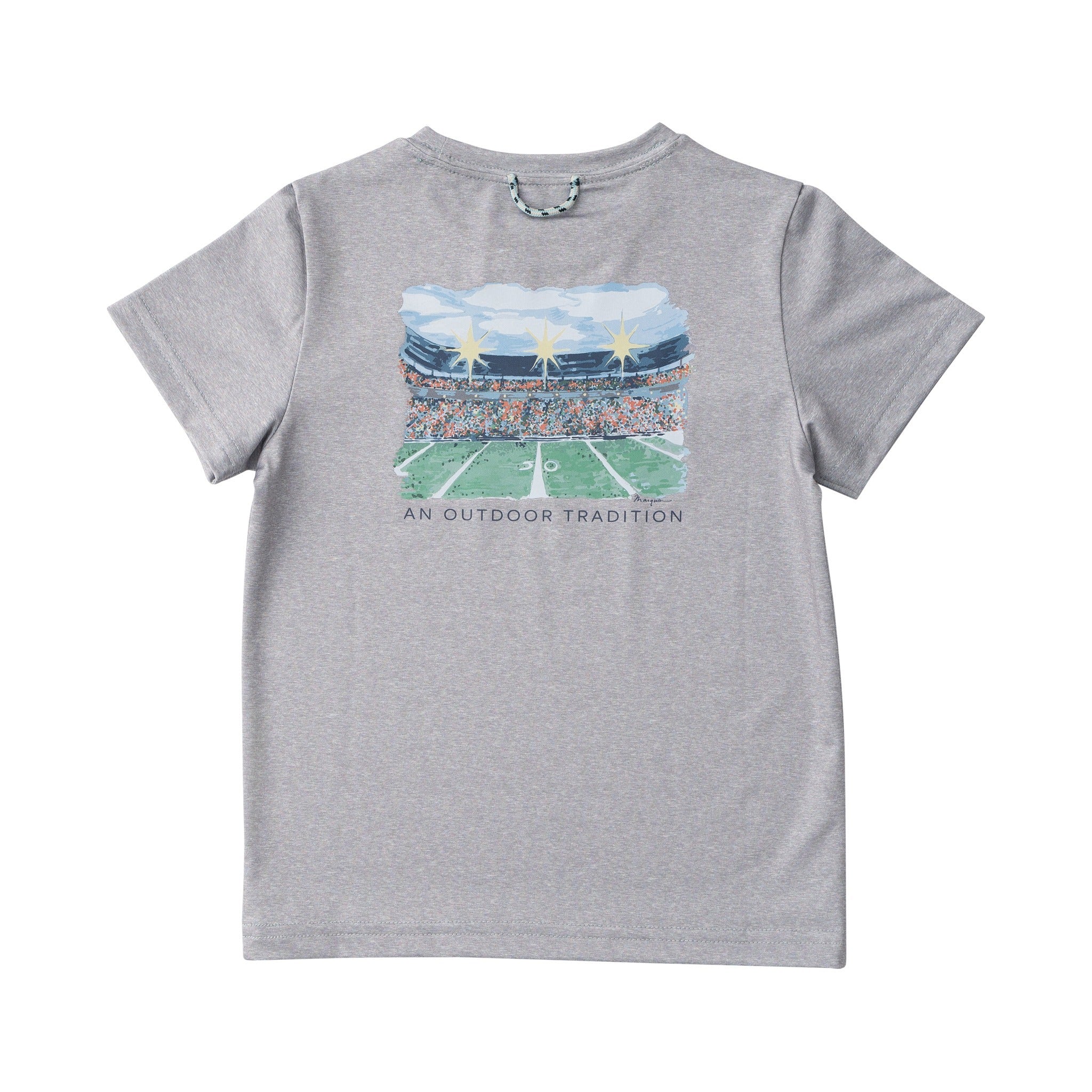 New England Football Fans It's In The Chowdah T-Shirt - Gray Short Sleeve Tee For Patriots Supporters