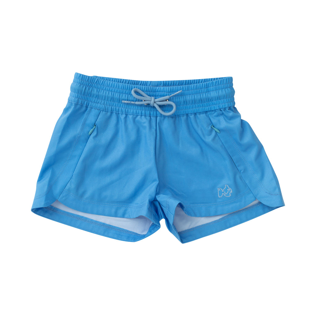 Girls Performance Beach Cruiser Short All Aboard Blue | PRODOH