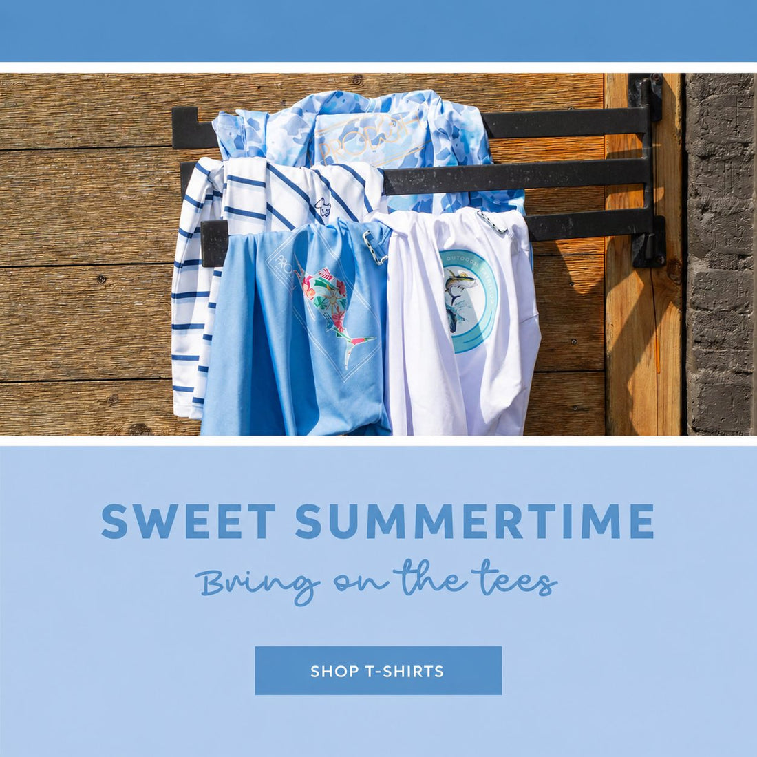 high-quality kids' long and short-sleeve cotton t-shirts  for sale with a coastal vibe and playful artwork