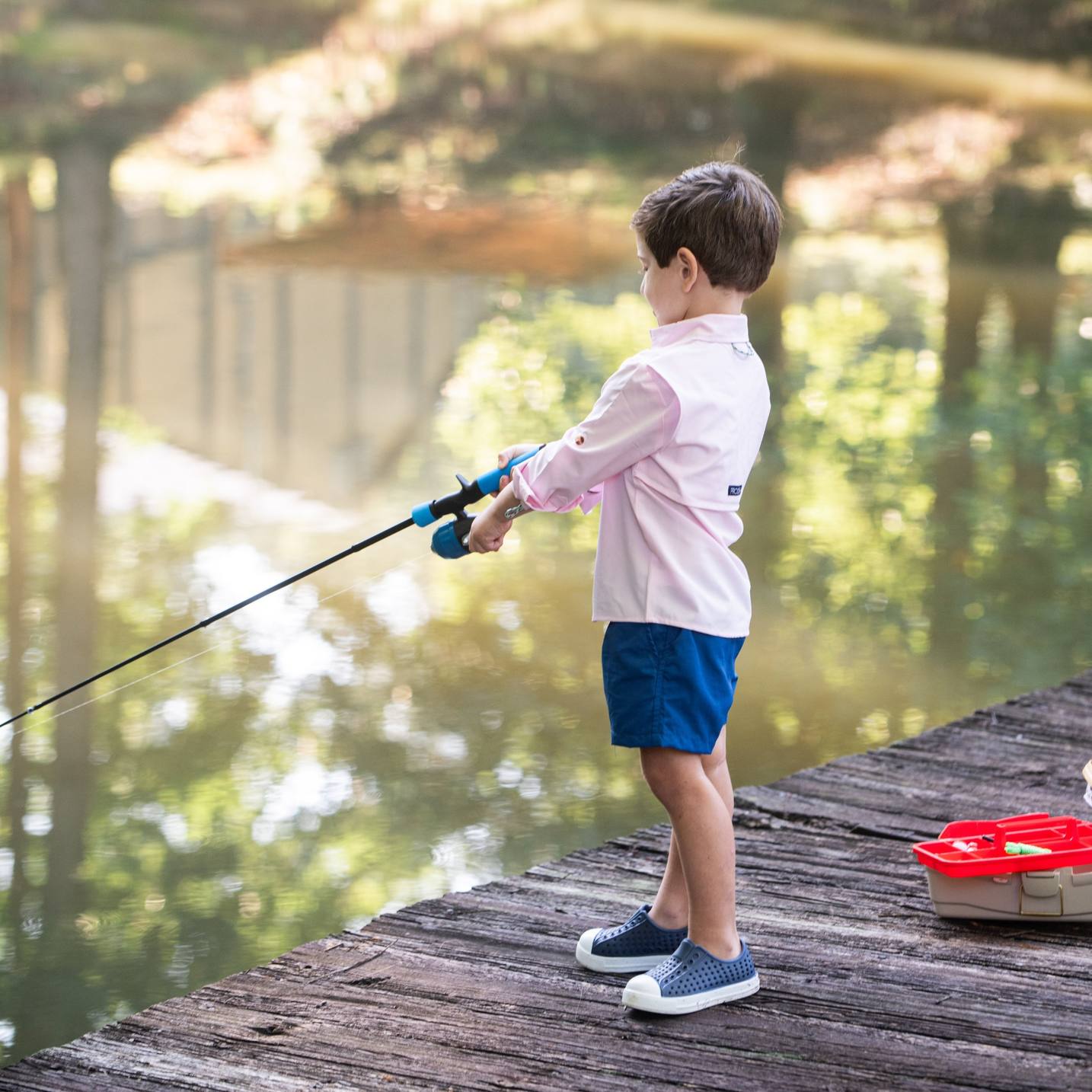 prodoh classics apparel collection including button-down shirts, classic shorts for school and play