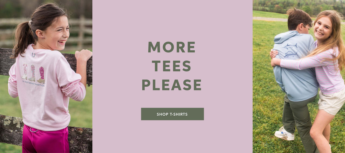 boys and girls performance tees