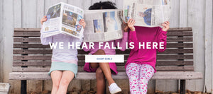 girls infant, toddler and youth fall activewear