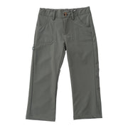 boys Angler Pant in Fly Fishing Green with front pockets