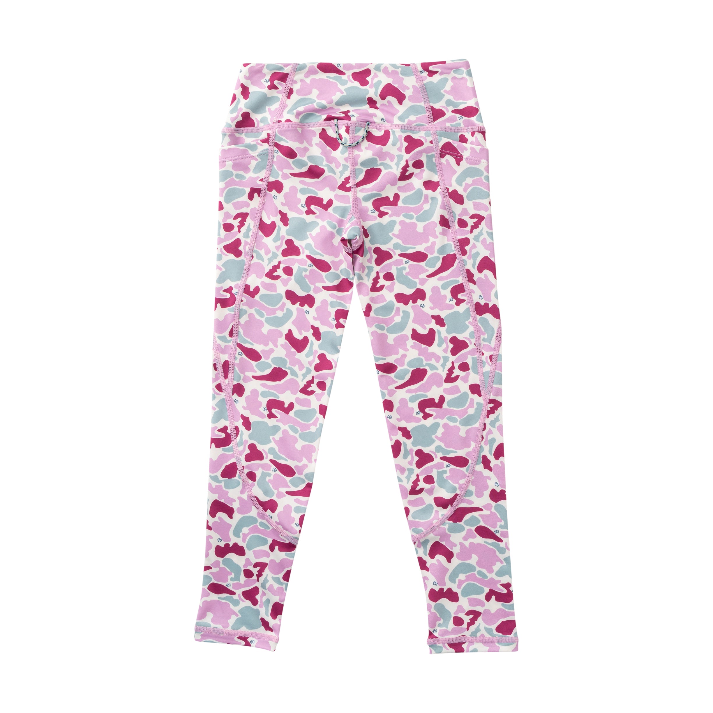 Girls Athletic Legging in Orchid Purple Camo
