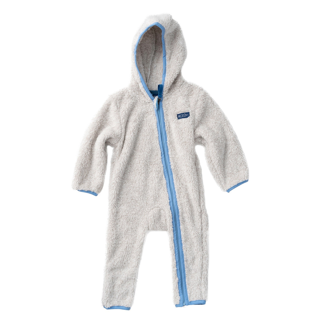 Infant White Sherpa Bunting One Piece | PRODOH