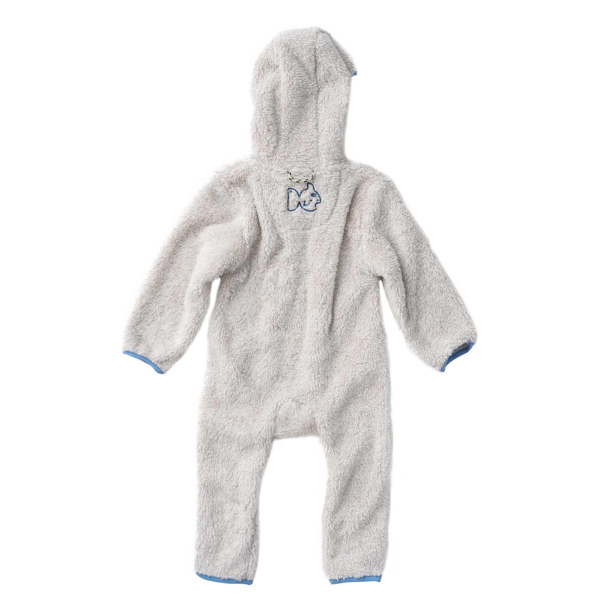 Infant White Sherpa Bunting One Piece | PRODOH