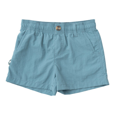 boys Outrigger Performance Short in Smoke Blue