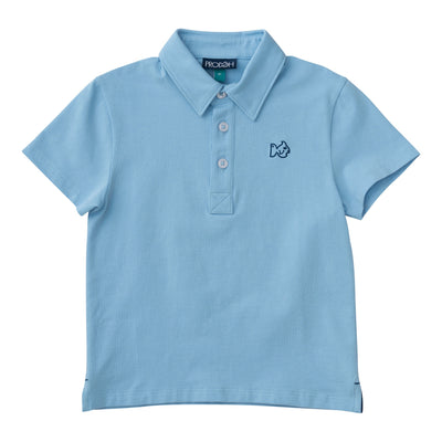 light blue short sleeve performance polo shirts