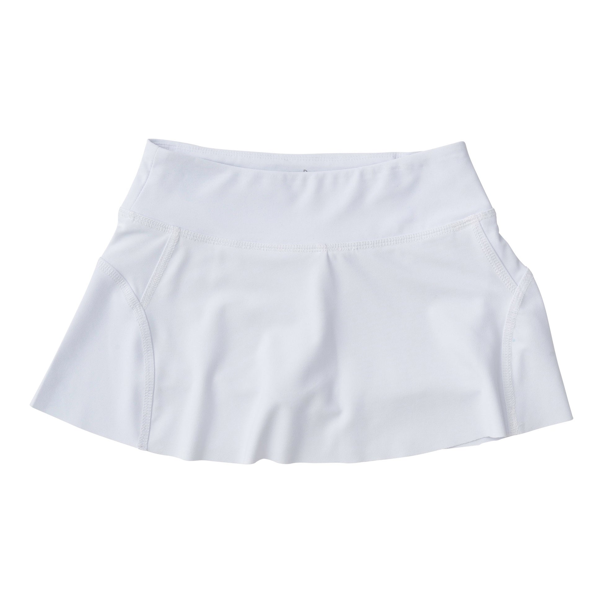 Toddler and youth girls Tennis performance Skort in Bright White