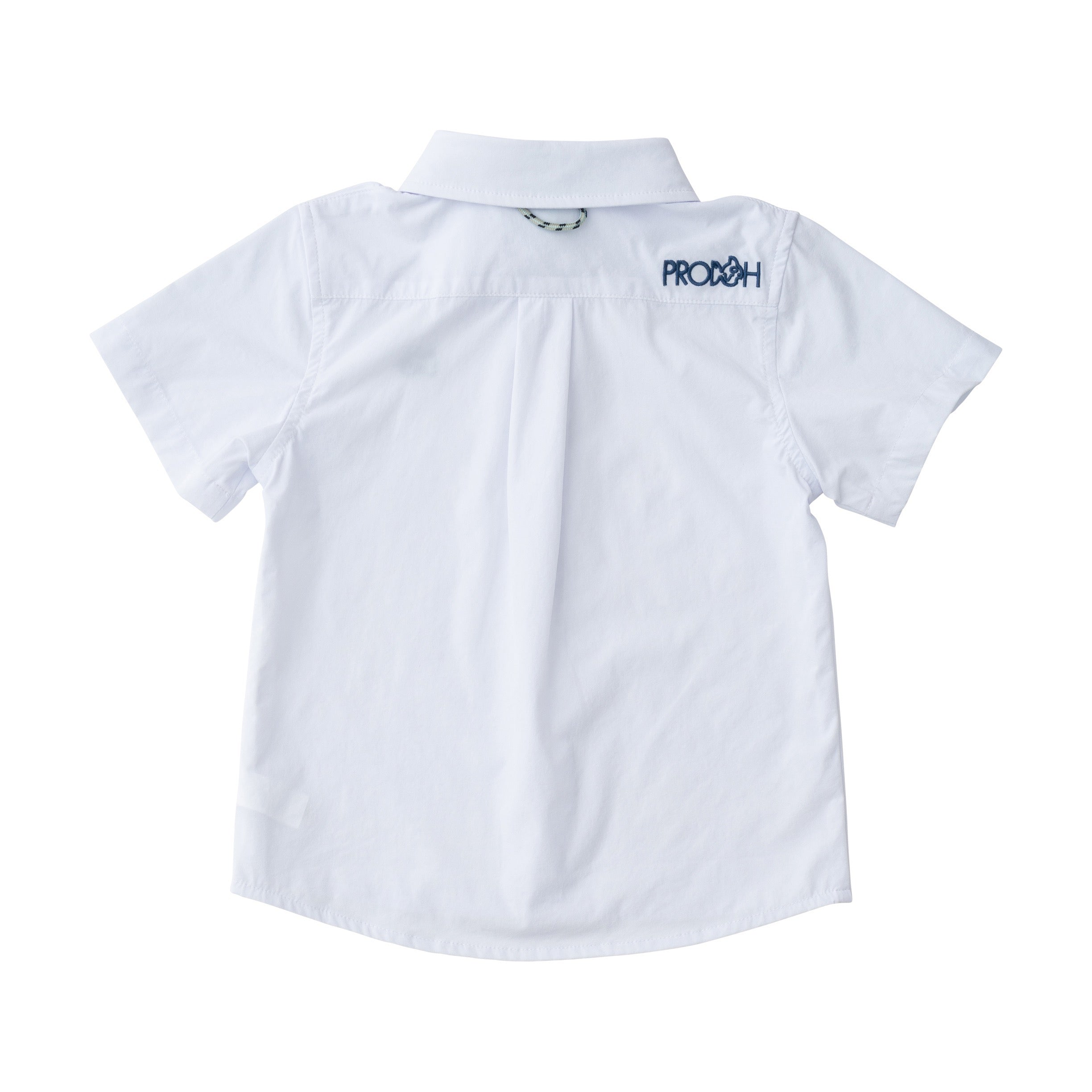 kids solid white short sleeve button up casual dress shirts