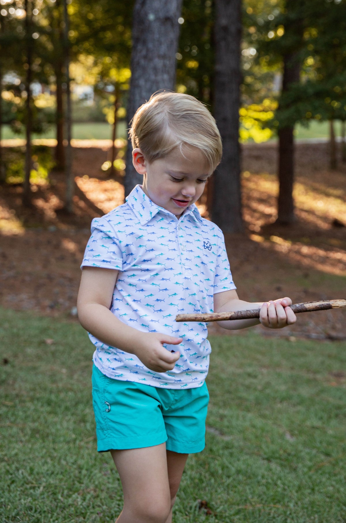 kids quick-dry uv protective polo shirts