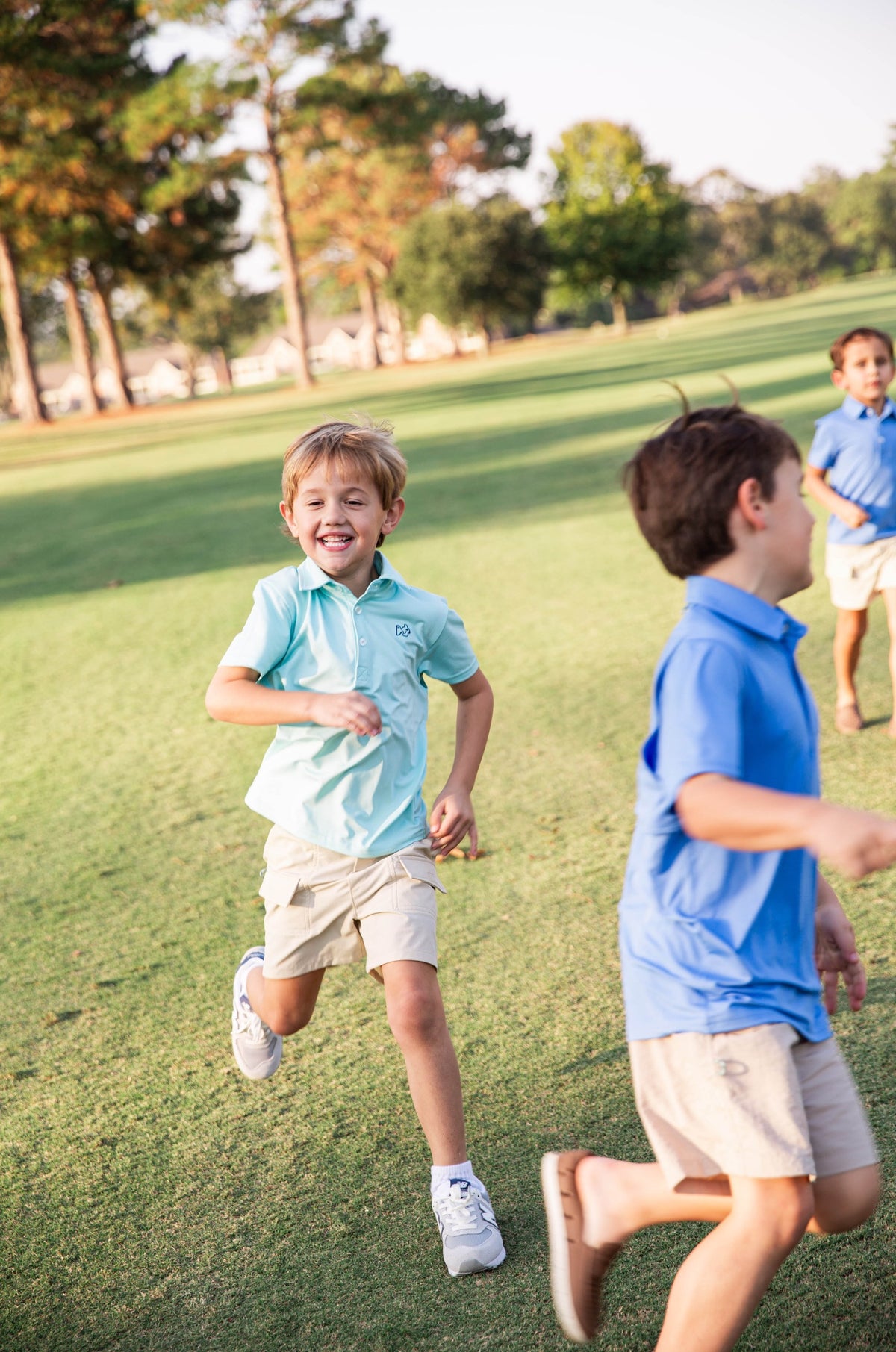 kids quick-dry uv protective polo shirts