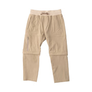prodoh boys zip off cargo pant in trench coat khaki