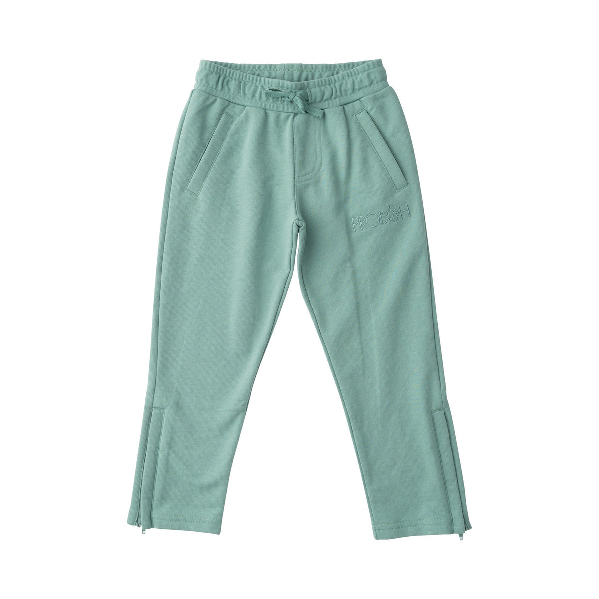 kids sunday jogger pant in frosty spruce green