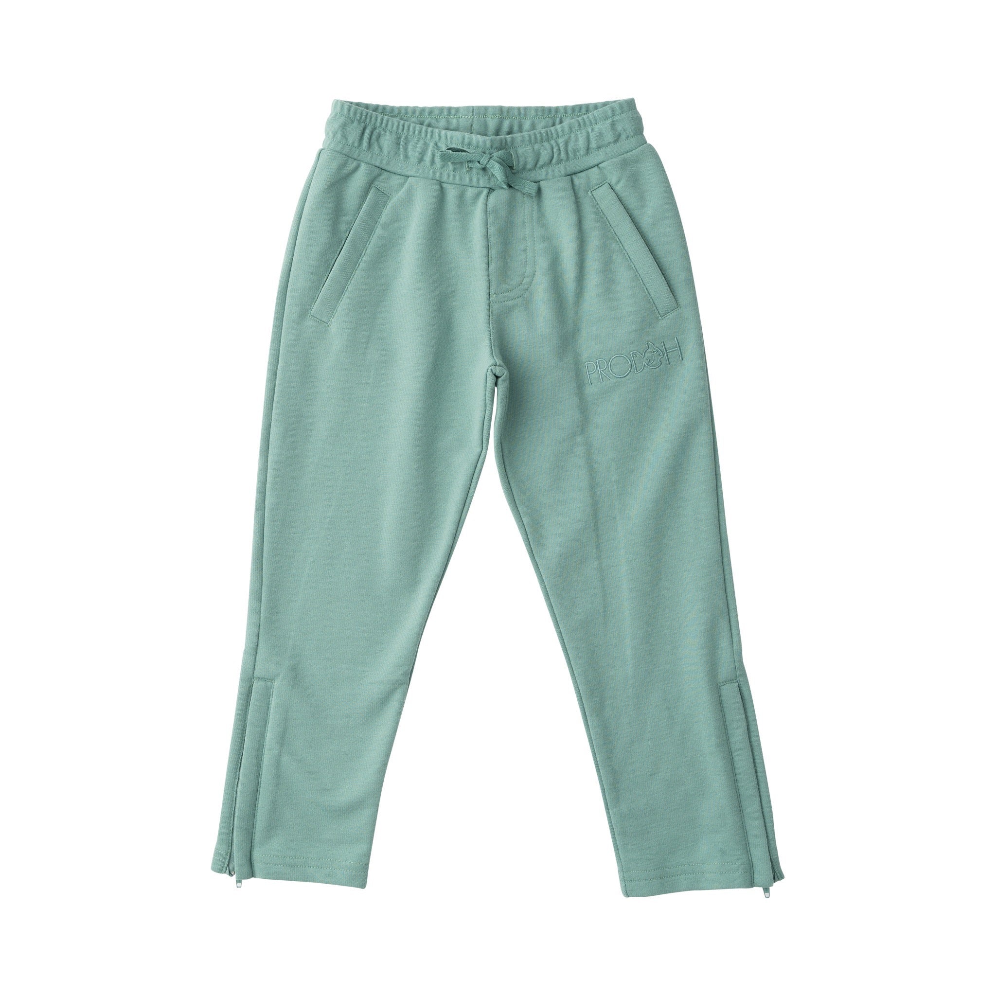 kids sunday jogger pant in frosty spruce green