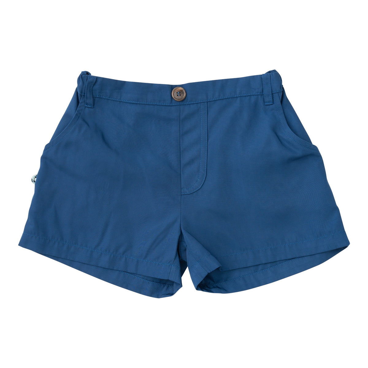 Boys' Original Angler Fishing Short in Classic Navy Peony Wash
