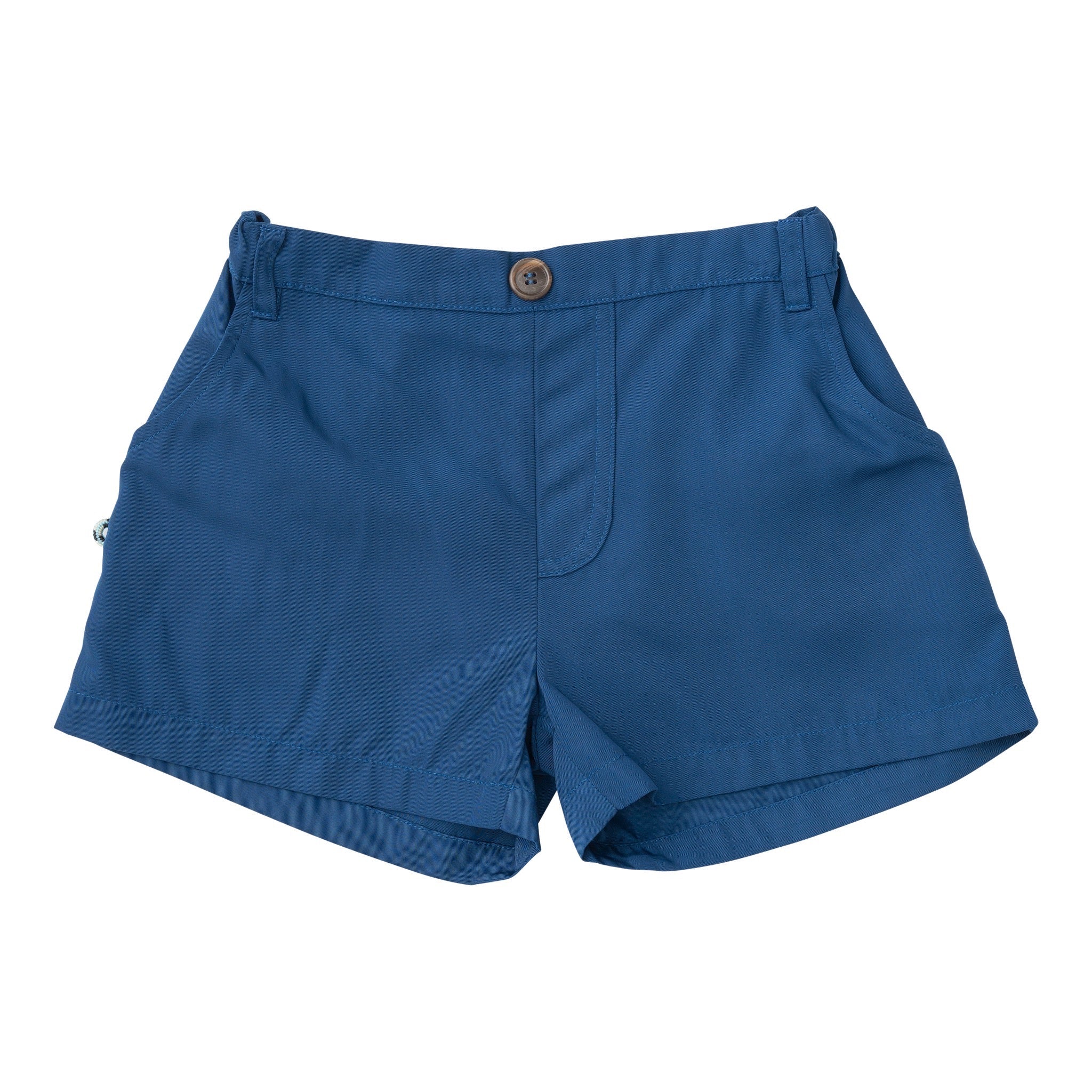 Boys' Original Angler Fishing Short in Classic Navy Peony Wash
