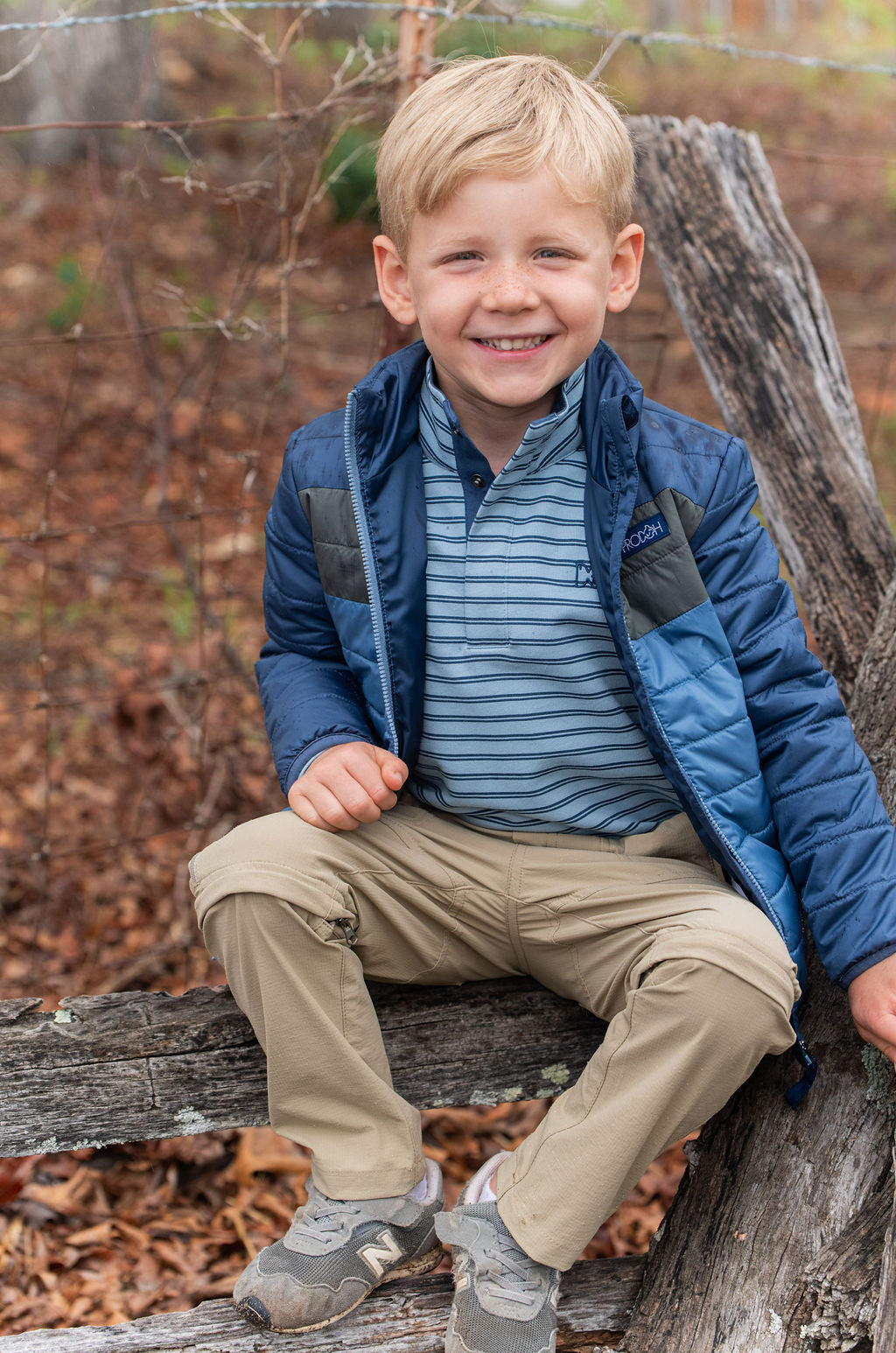 toddler and youth boys winter coat with warm, layer-friendly fit