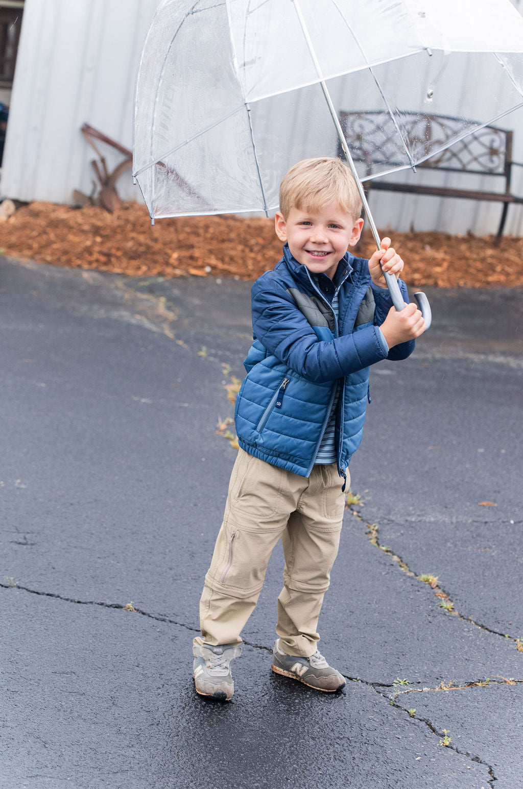 khaki activewear pants for young boys