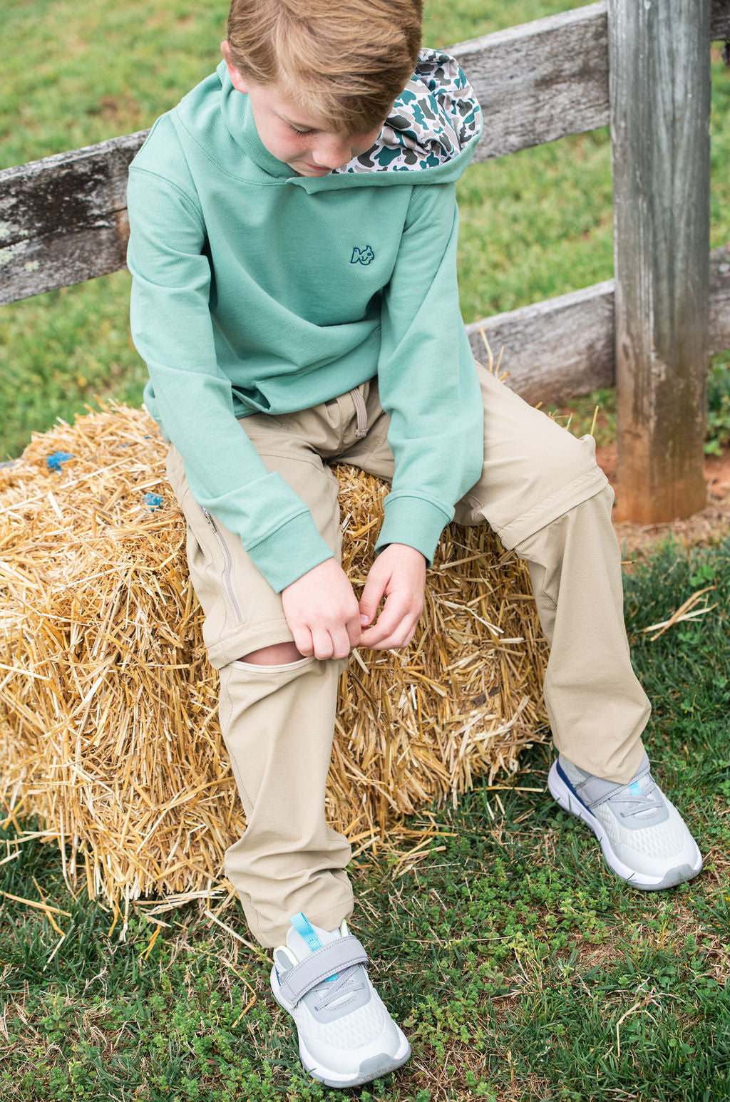 boys school and outdoor adventure long pants that convert to shorts