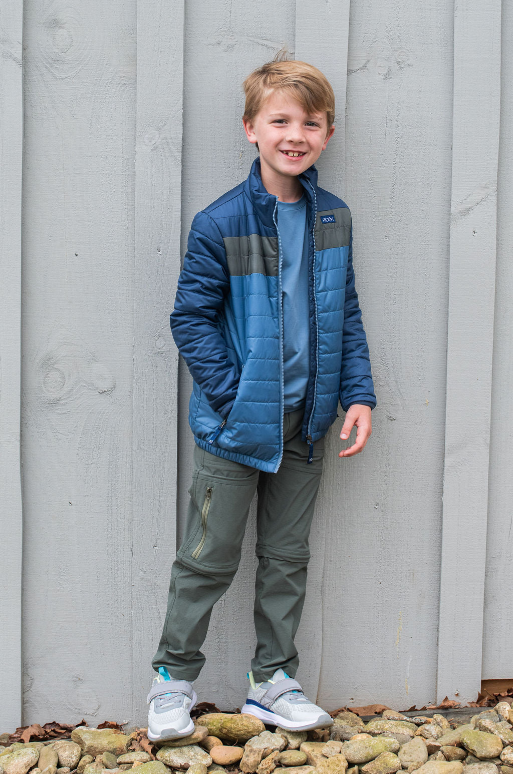 boys activewear quick-dry pants and dark green