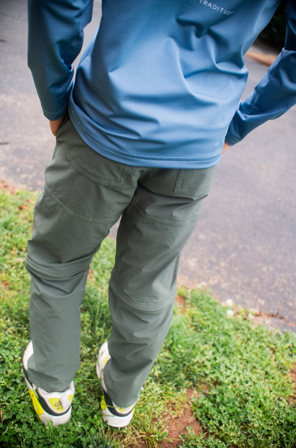 boys activewear quick-dry zip-off pants for sale