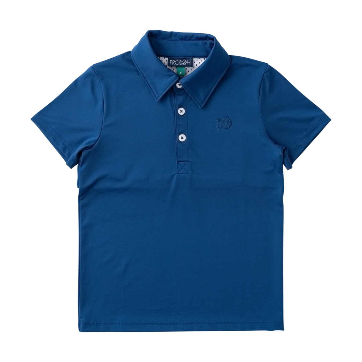 Boys' Short Sleeve Pro Performance Polo in Navy Peony