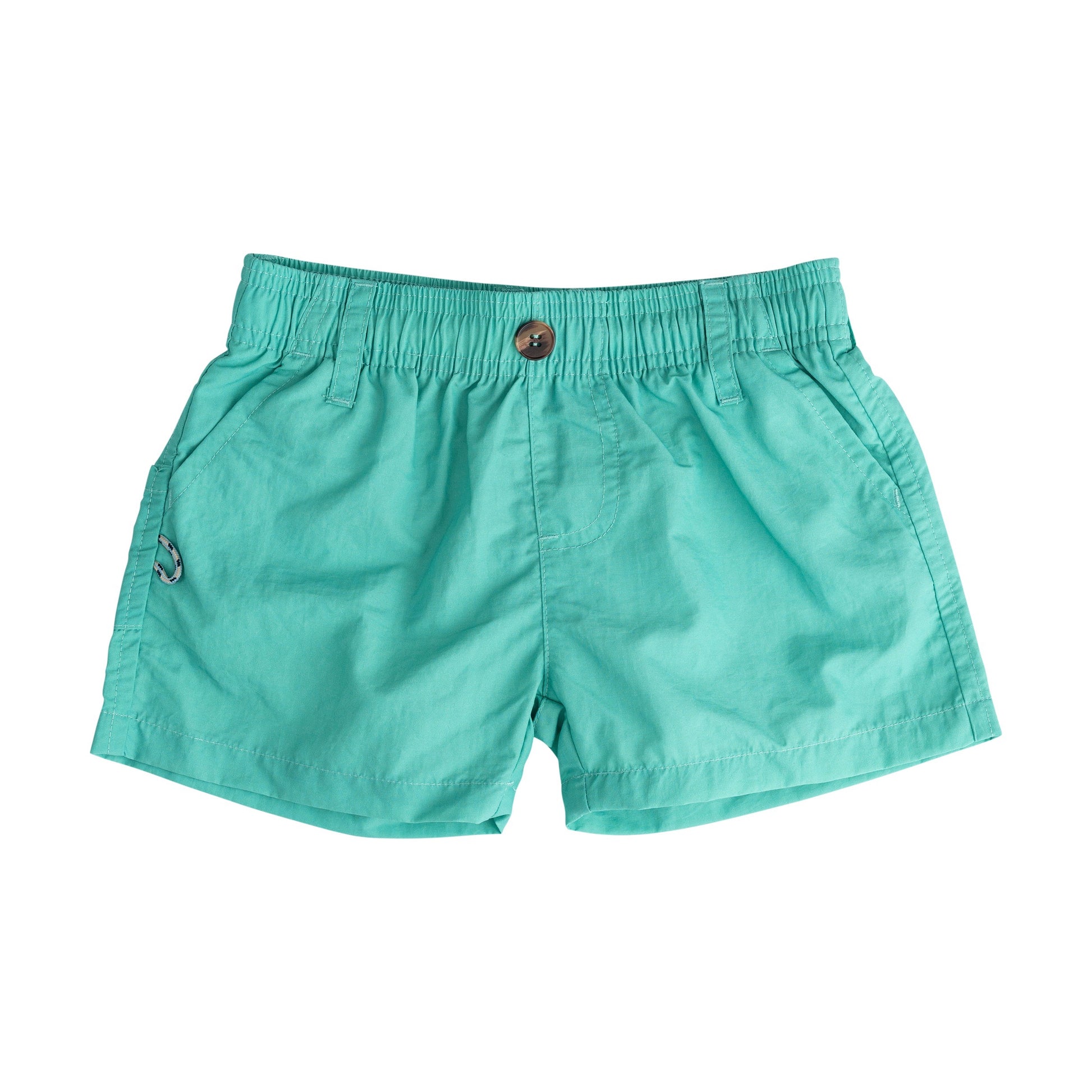 Boys' Outrigger Performance Shorts in Marine Green