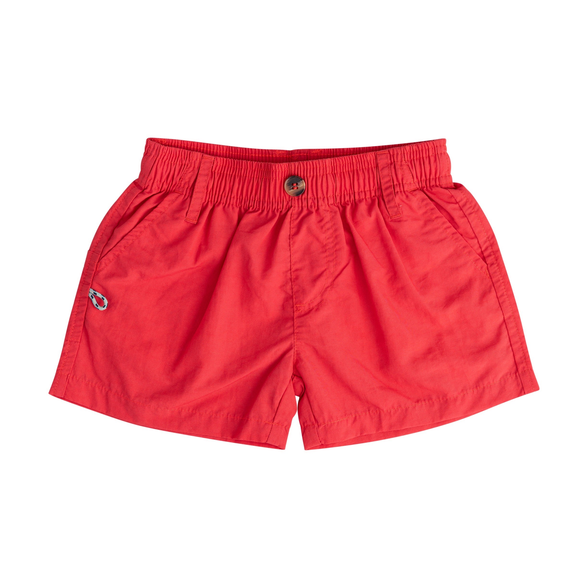 Boys' Outrigger Performance Shorts in Watermelon Red