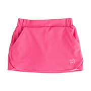 Pink skirt with a prodoh brand logo on a white background