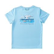 Kid's Pro Performance Short Sleeve T-shirt – Dock Pool Party Art