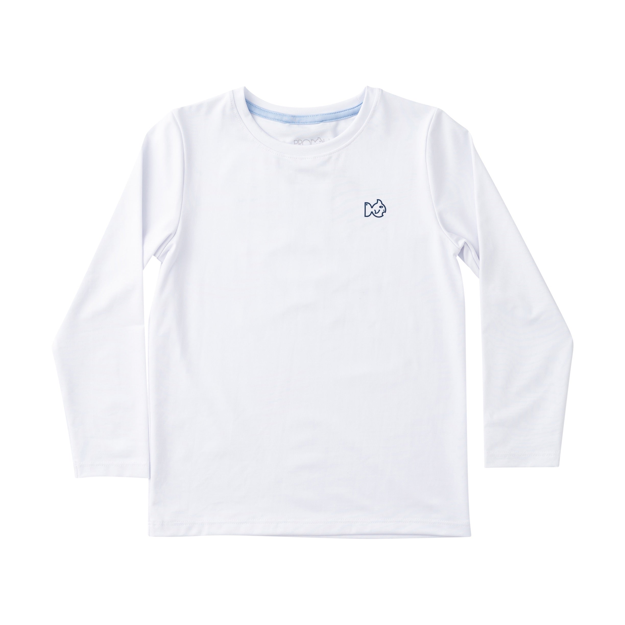 Kid's Pro Performance Long Sleeve T-shirt with Pontoon Boat Art
