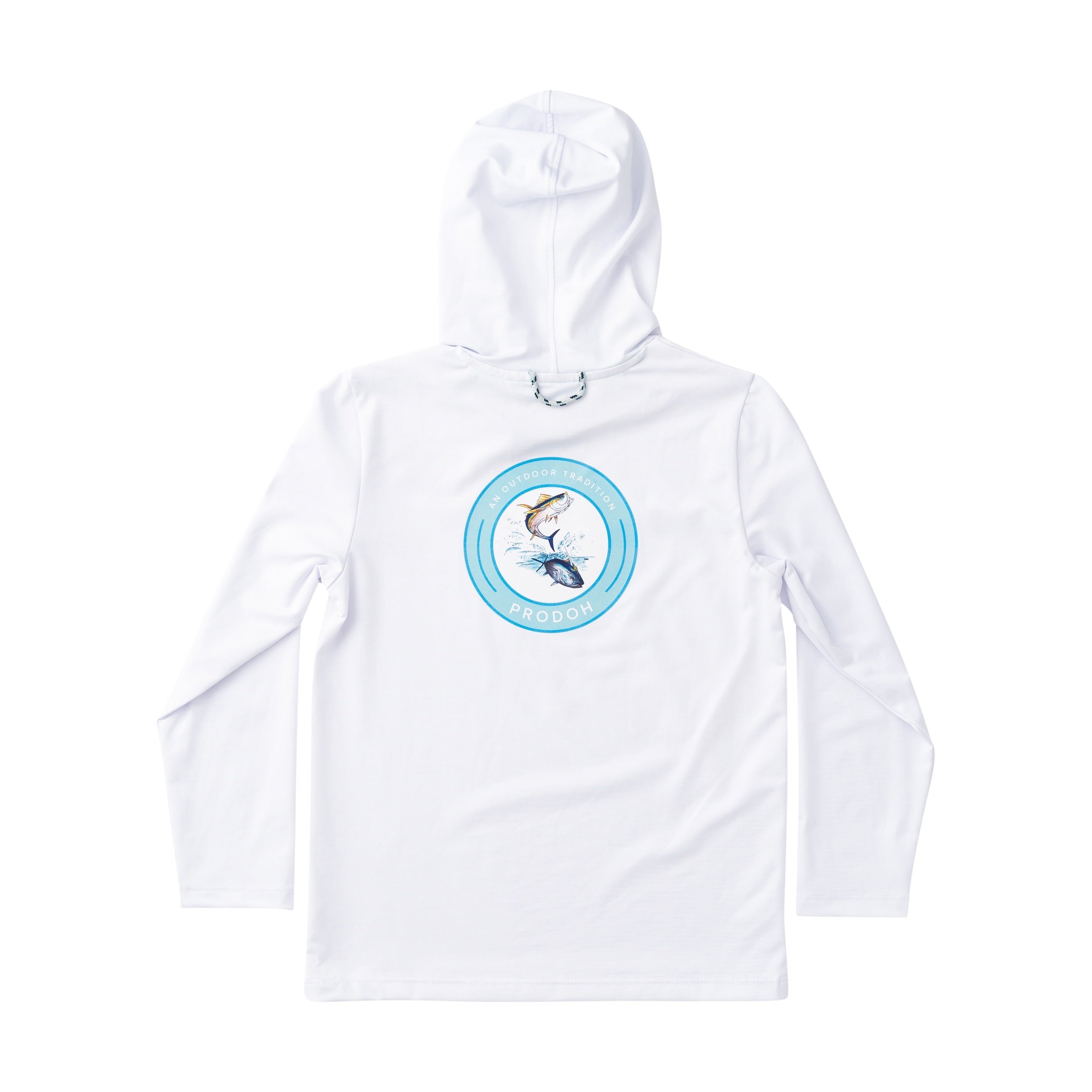 Kid's Pro Performance Hoodie T-shirt – Offshore Circle Fish Art