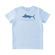 Kid's Cotton Short Sleeve T-shirt – Atlantic White Marlin Art