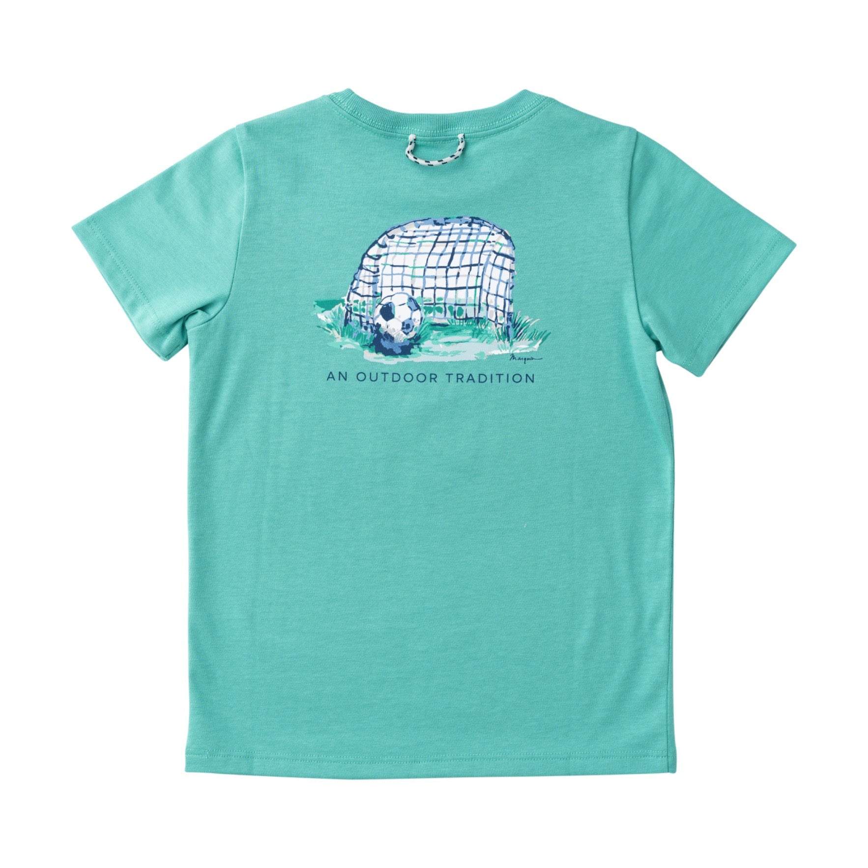 Kid's Cotton Short Sleeve T-shirt – Soccer Goal Art