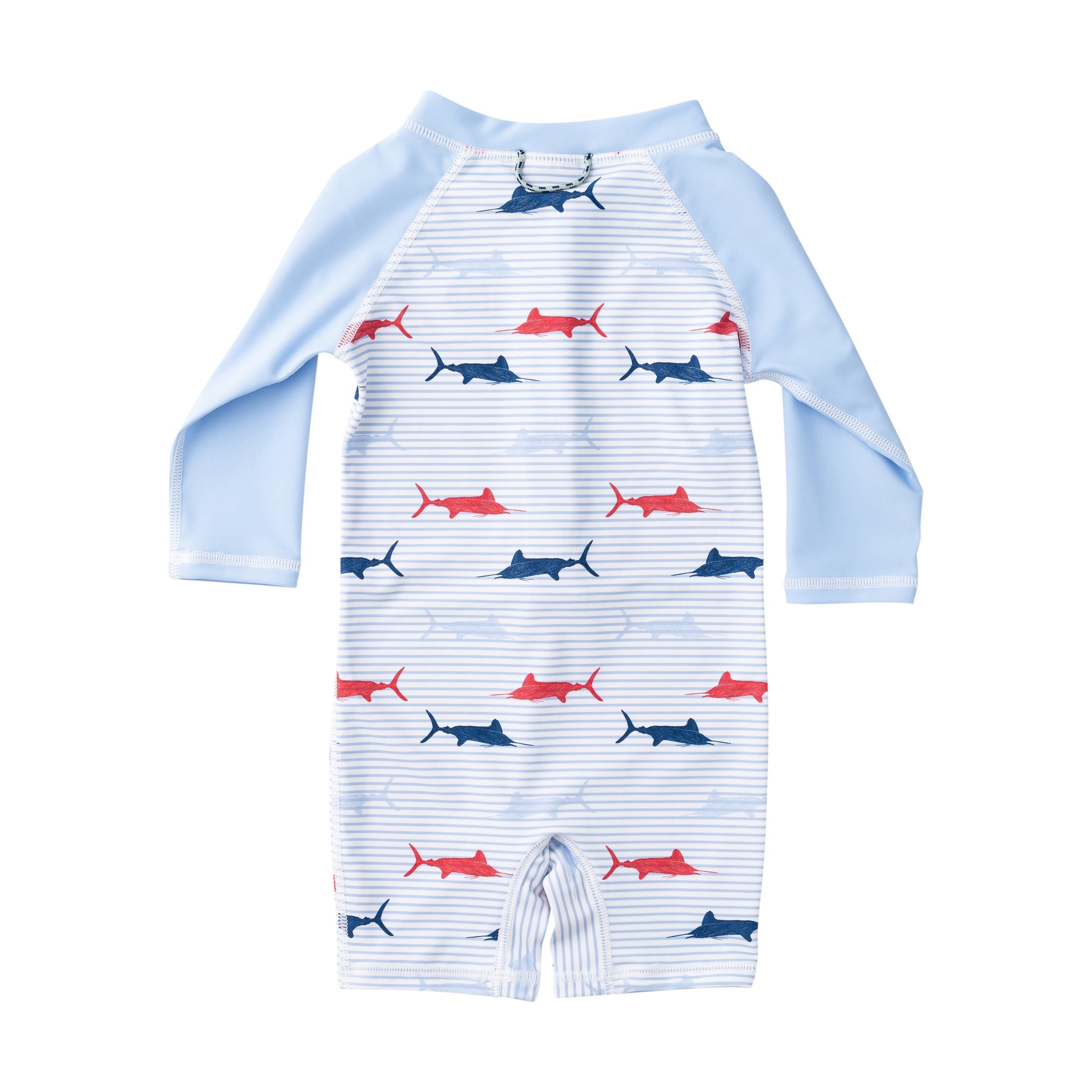 Baby Reef One Piece Swimsuit Windsurfer Fish Print