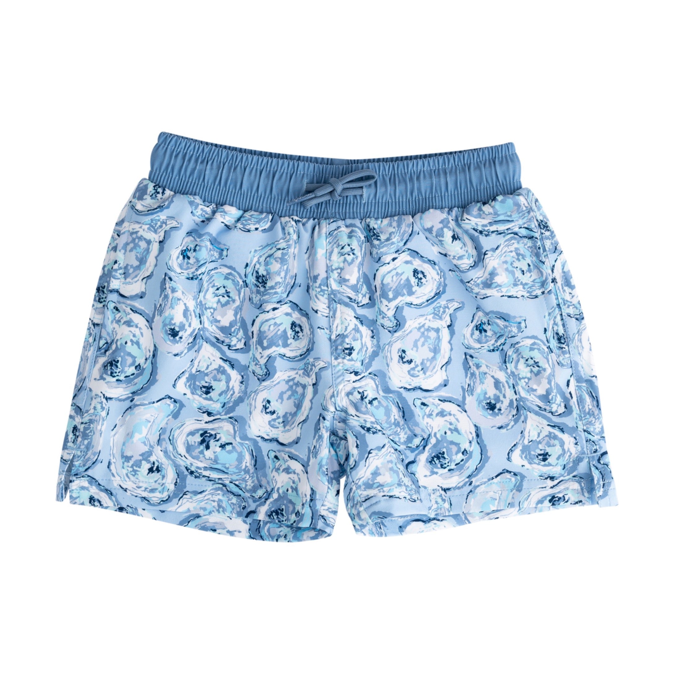 Boys' Boogie Board Swim Trunks in Oyster Shell Print