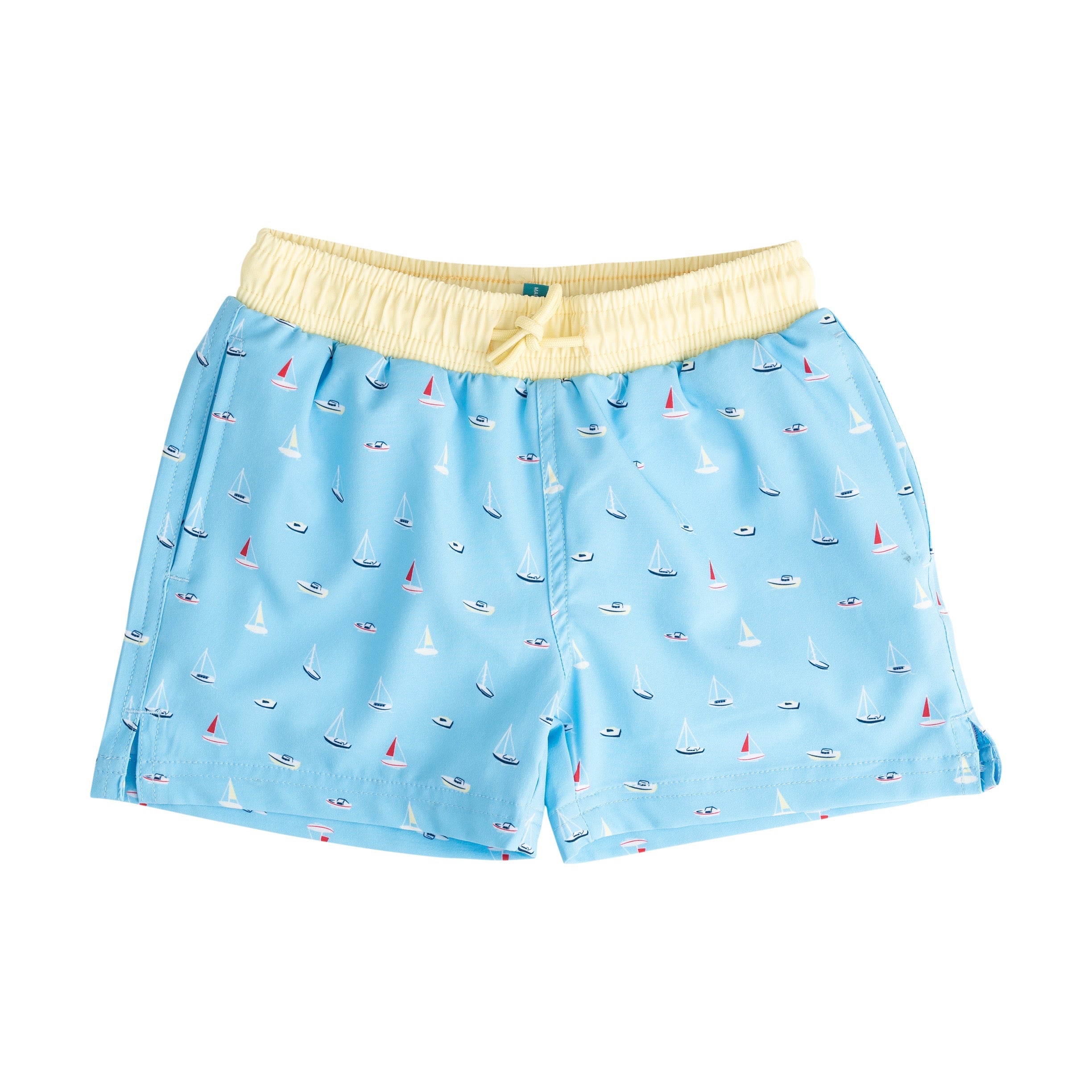 Boys' Boogie Board Swim Trunks with Boat Print