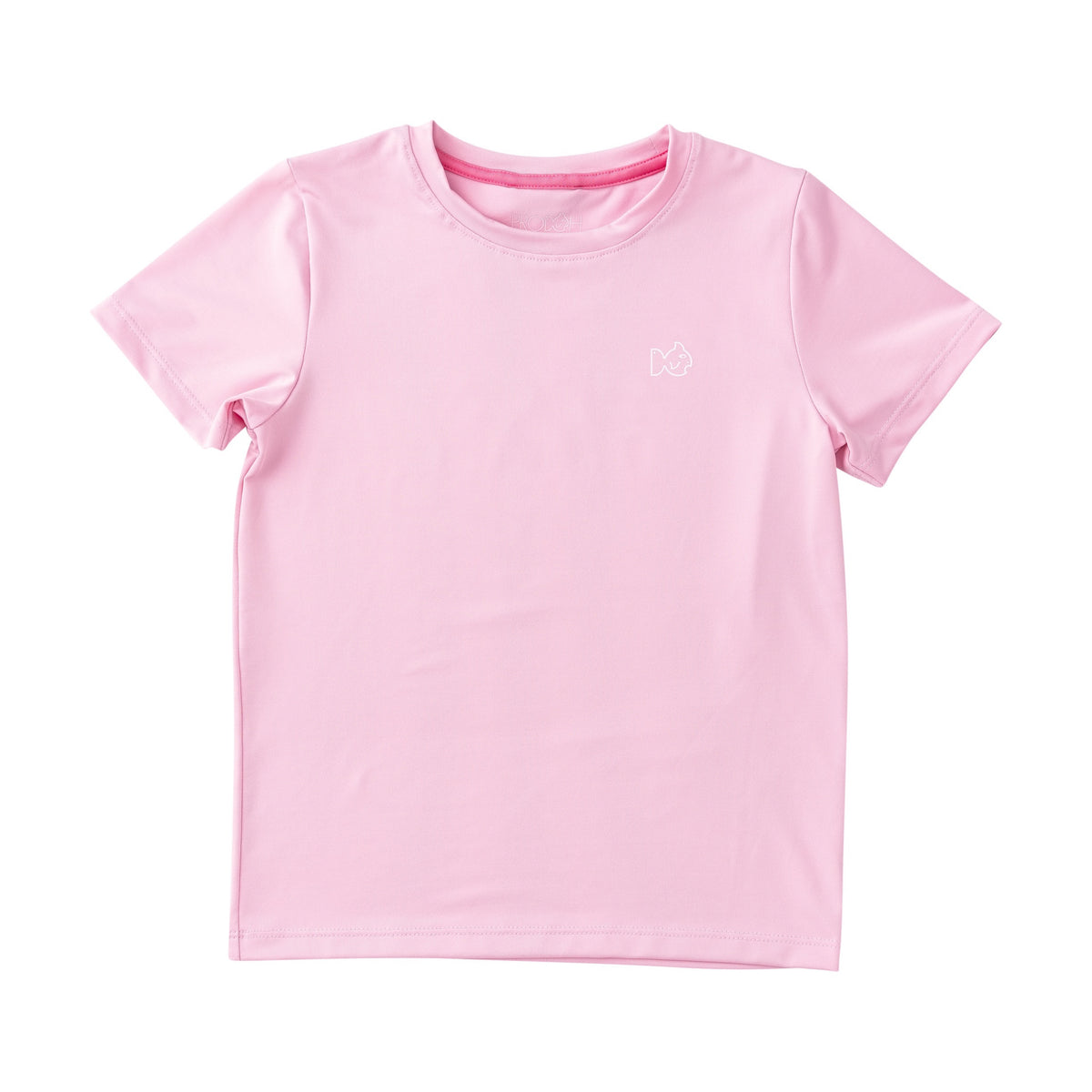 girls Pink t-shirt on a white background