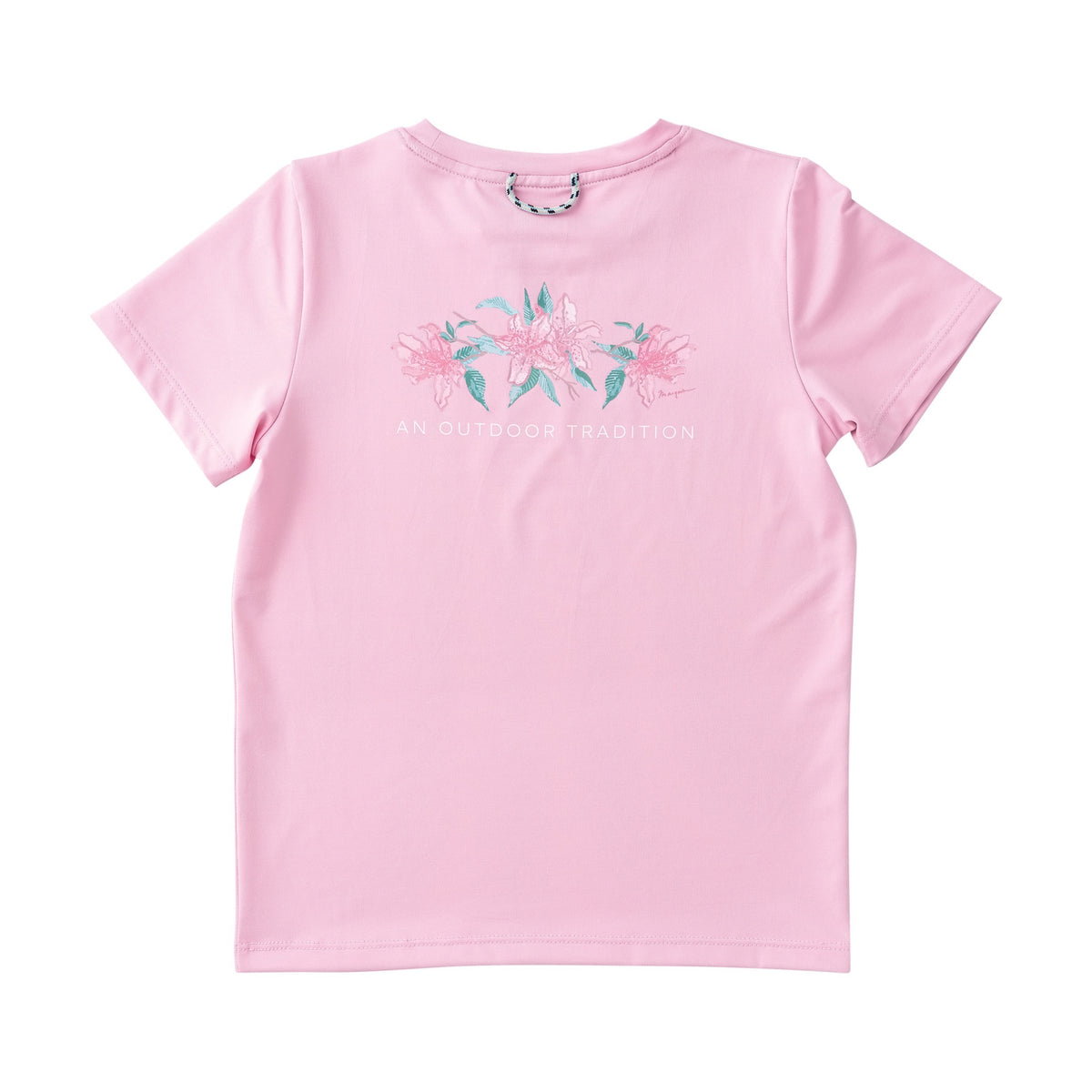 Girls' Azalea Blossom Art Pro Performance Short Sleeve T-shirt