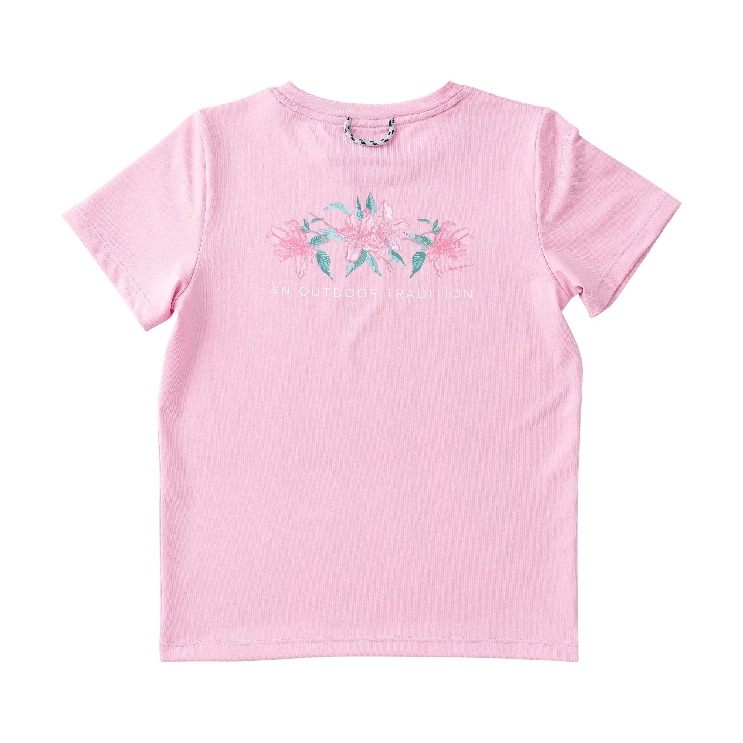 Girls' Azalea Blossom Art Pro Performance Short Sleeve T-shirt
