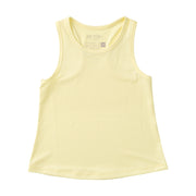  Girl's Active Racerback Tank Top in Yellow Pear