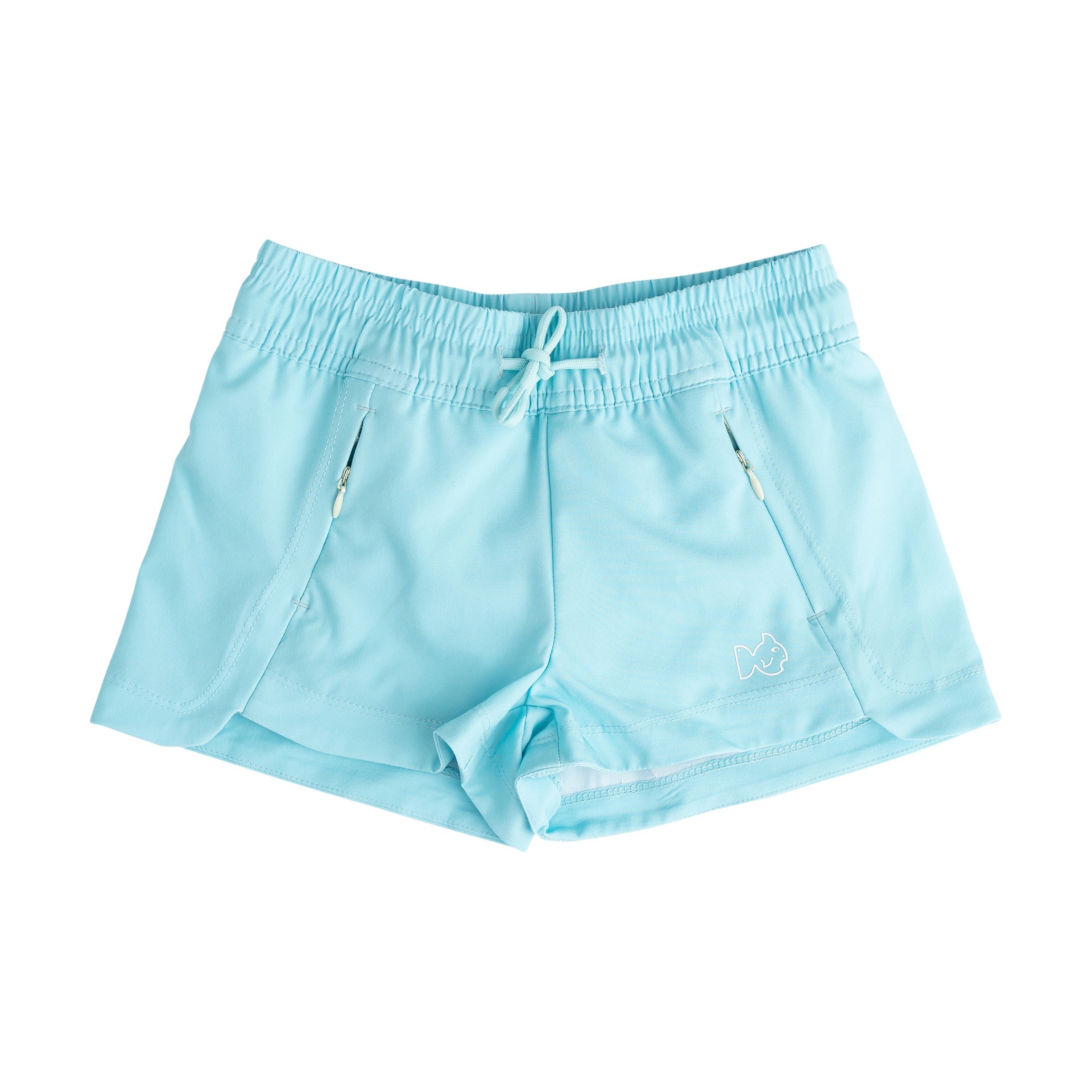 Girls' Beach Cruiser Short in Aruba Blue