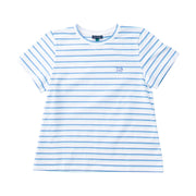 Women's Lounge Life Set in Persian Purple and Aruba Blue Stripe