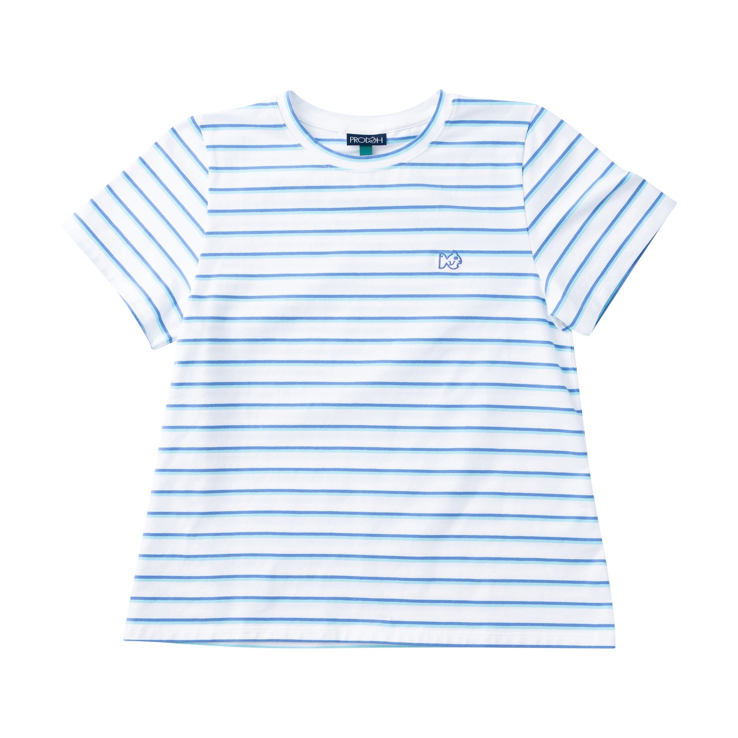 Women's Lounge Life Set in Persian Purple and Aruba Blue Stripe