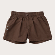 Boys' Outrigger Performance Short in Coffee Quartz Brown