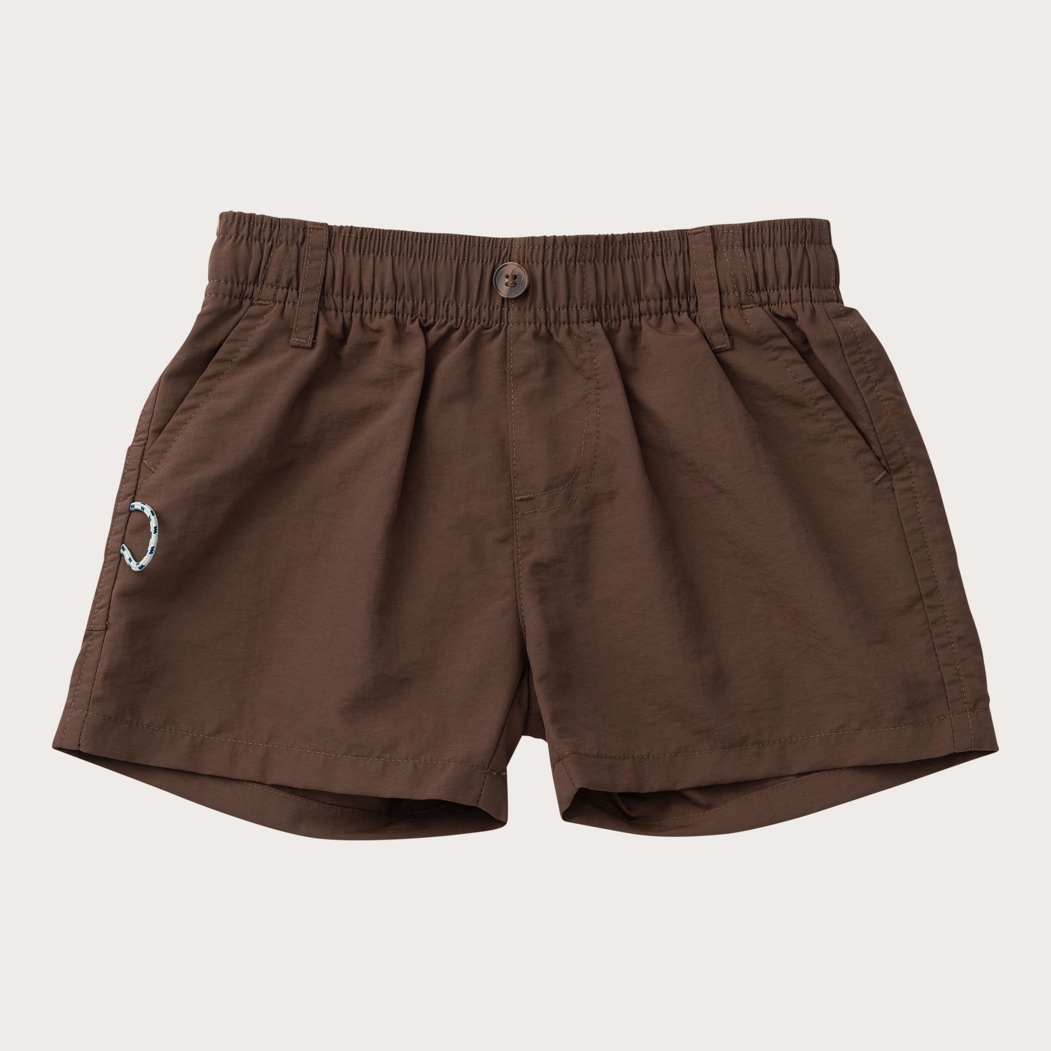 Boys' Outrigger Performance Short in Coffee Quartz Brown
