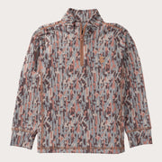 Boys' PRO Performance 1/4 Zip Pullover in Neutral Stay in the Lines Camo
