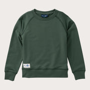 Kids' Classic Crew Control Sweatshirt in Camping Green