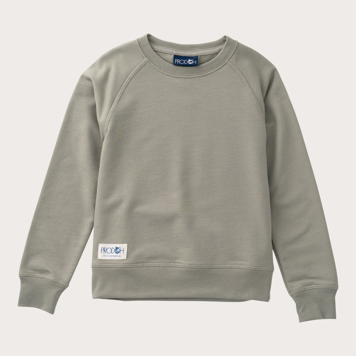 Kids' Classic Crew Control Sweatshirt in Sage Green